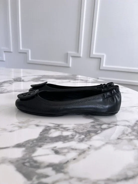 NWT - Tory Burch Minnie Travel Ballet - Black 🖤🩰 - Picture 2 of 8